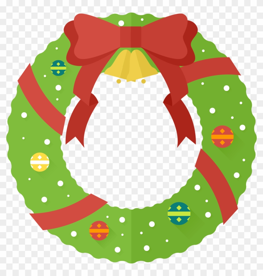 Free To Use & Public - Christmas Wreath Clipart #10889