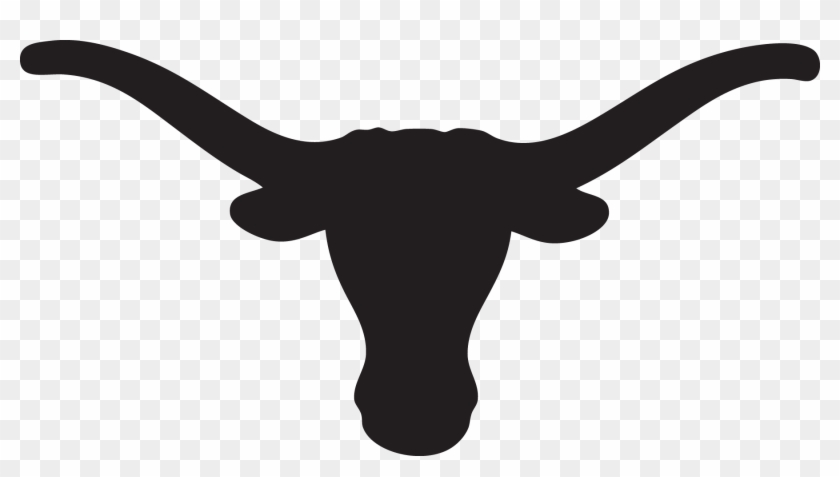 Texas Longhorn Black Clipart - University Of Texas At Austin #10893