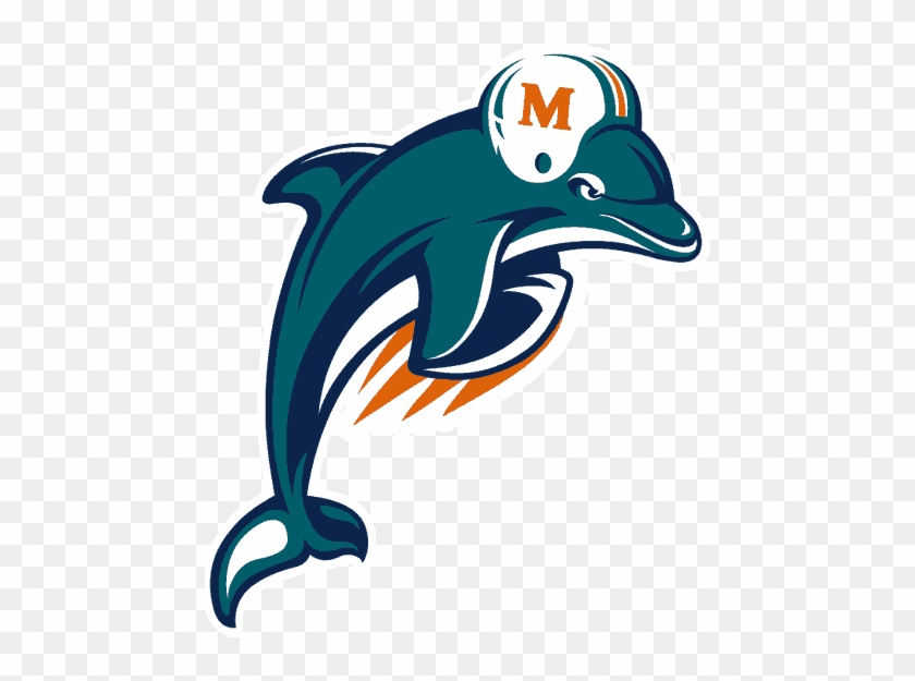Football Team Logos Clip Art - Miami Dolphins Old Logo #10894
