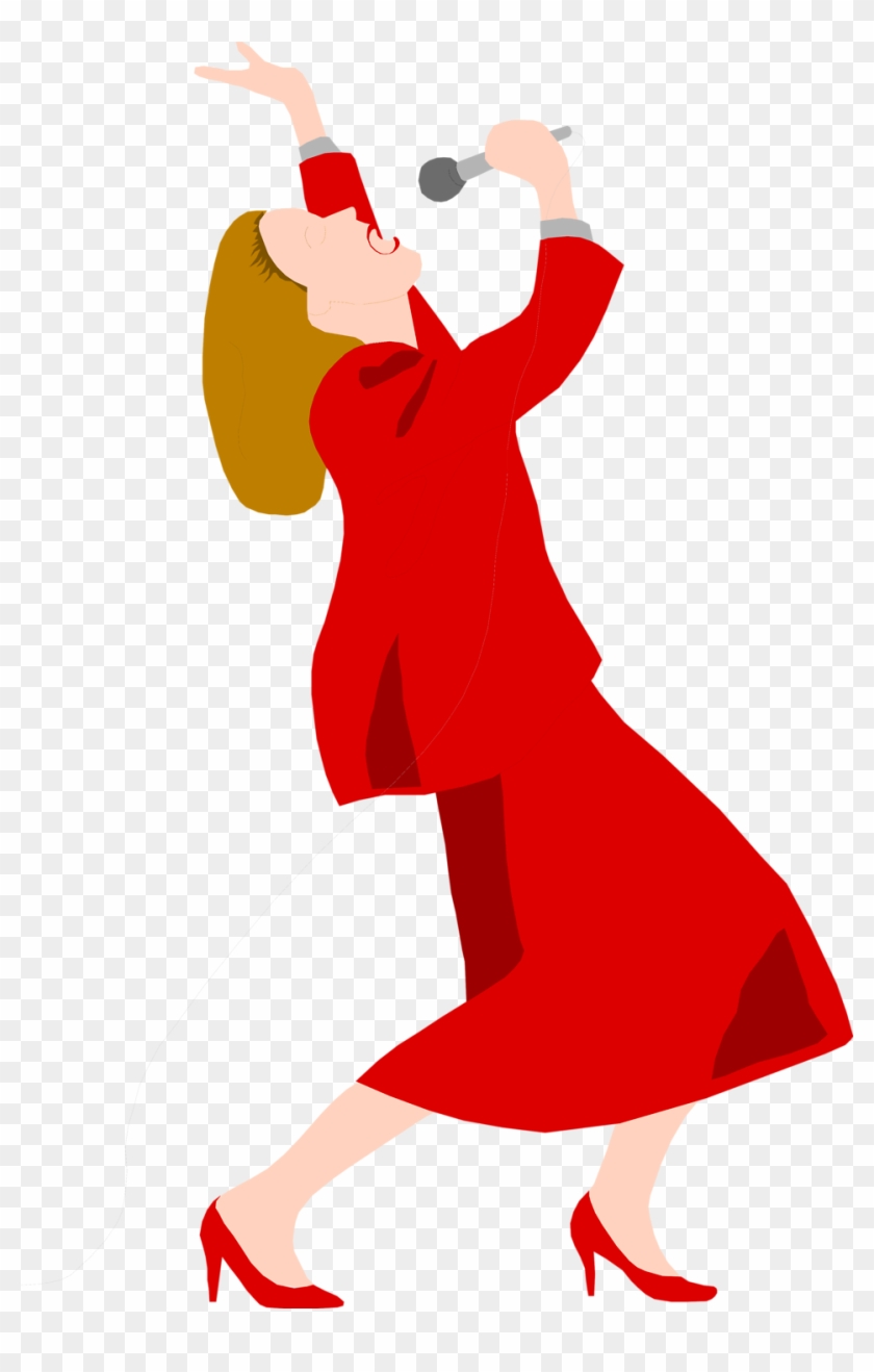 Chourch Singer Singing Clipart - Singing Clipart No Background #10900
