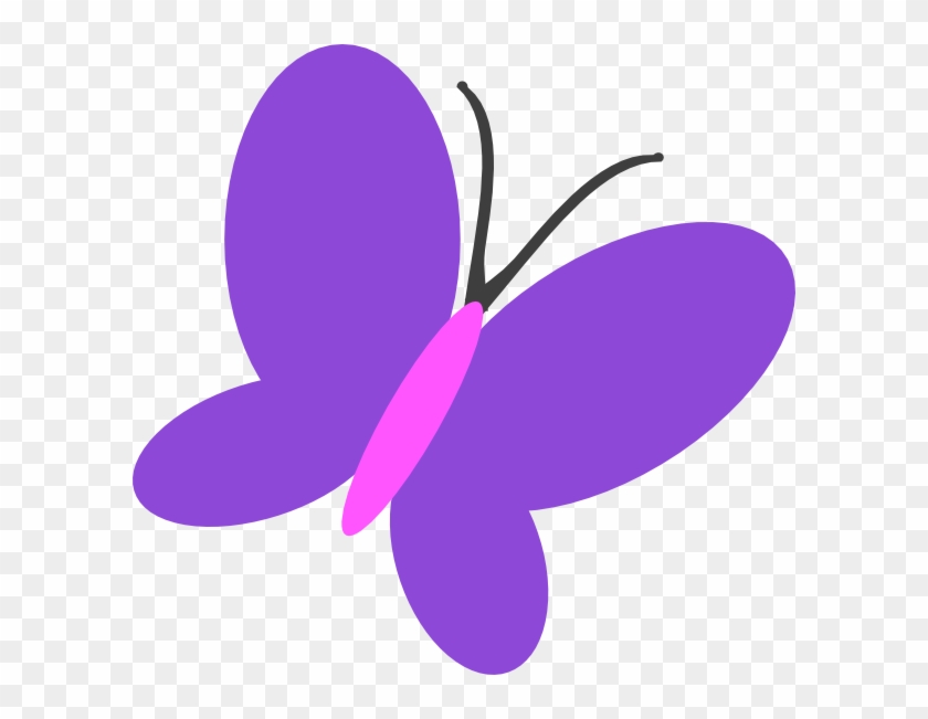 Violet Butterfly Clipart Purple Flip Clip Art At Clker - Butterfly Clip Art Purple #10922