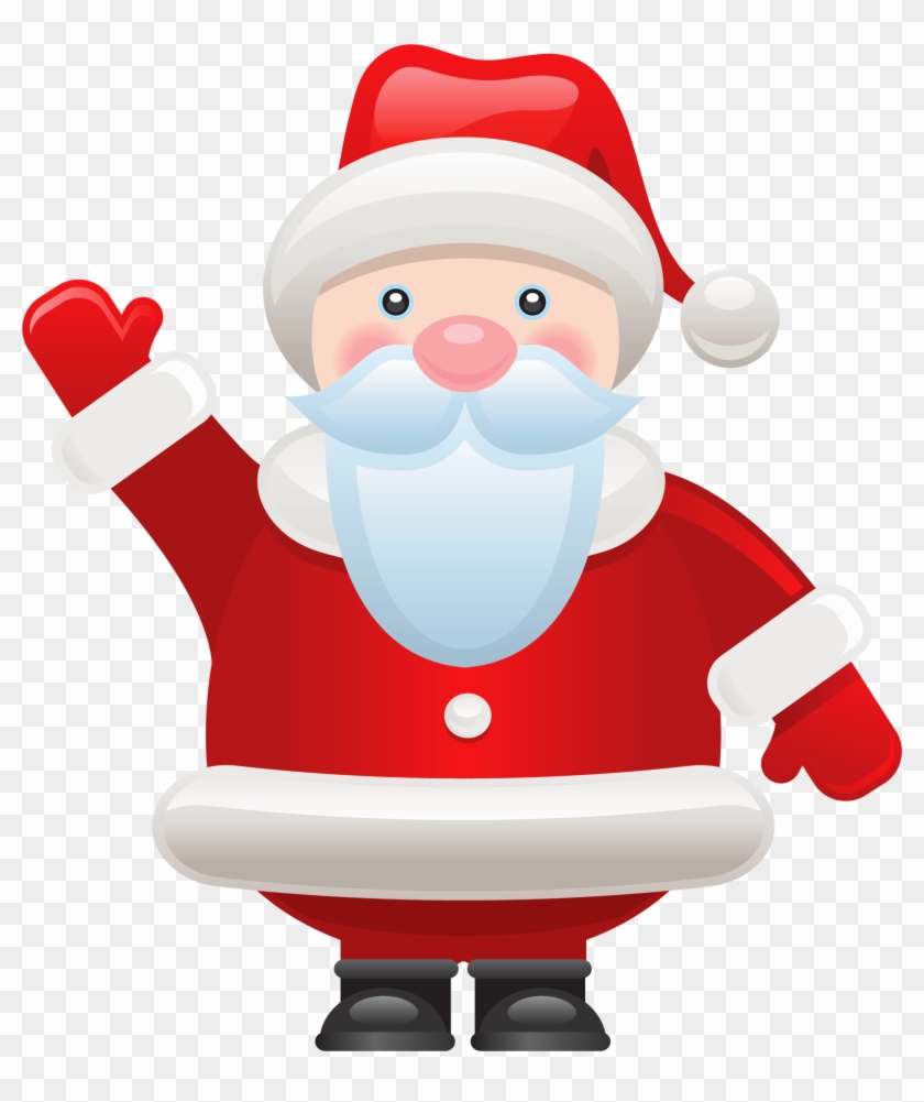 Free Christmas Clipart - Santa Claus Gif Png #10975