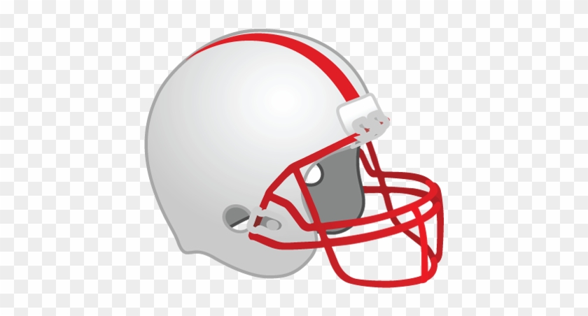 College Football Clipart - Red Football Helmet Clipart #10977