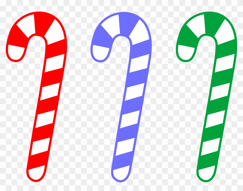 Candy Cane Clipart - Green Candy Cane Clipart #11038