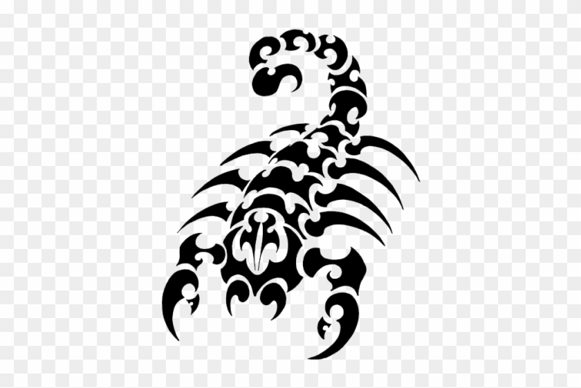 Scorpions Tribal Tattoos Png Transparent Images Png - Tribal Scorpio Tattoo Designs #11058