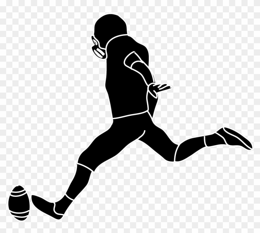 Mean - Football - Player - Clipart - Football Kicker Clipart #11069