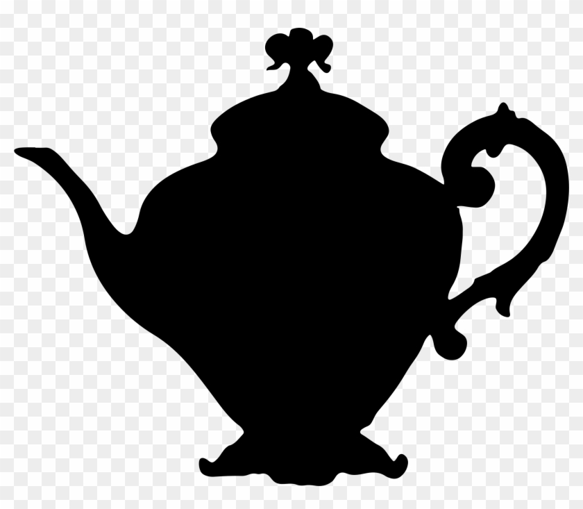 Clipart - Teapot Silhouette Clip Art #11081