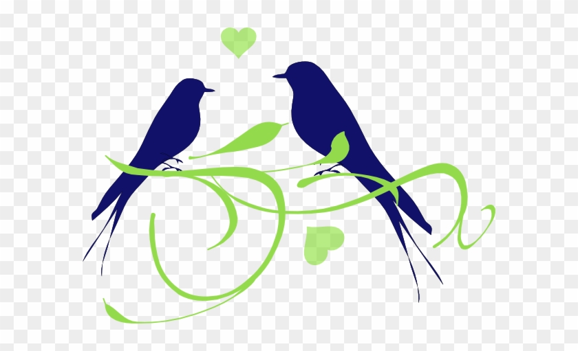 Wedding Love Bird Clip Art - Clip Art Love Birds #11136