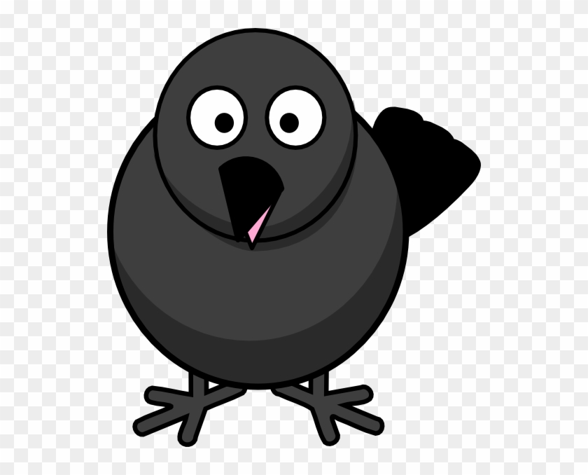 Raven Crow Black Bird Clip Art At Vector Clip Art - Chicken Nuggets Clipart #11144