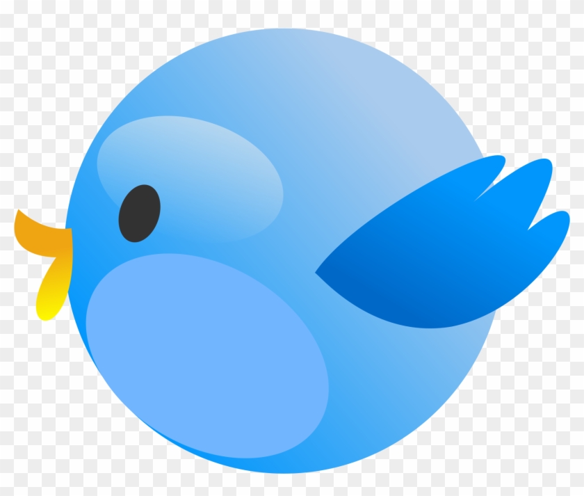 Tweet Bird 2 1979px 214 - Passarinho Azul Vetor Png #11155