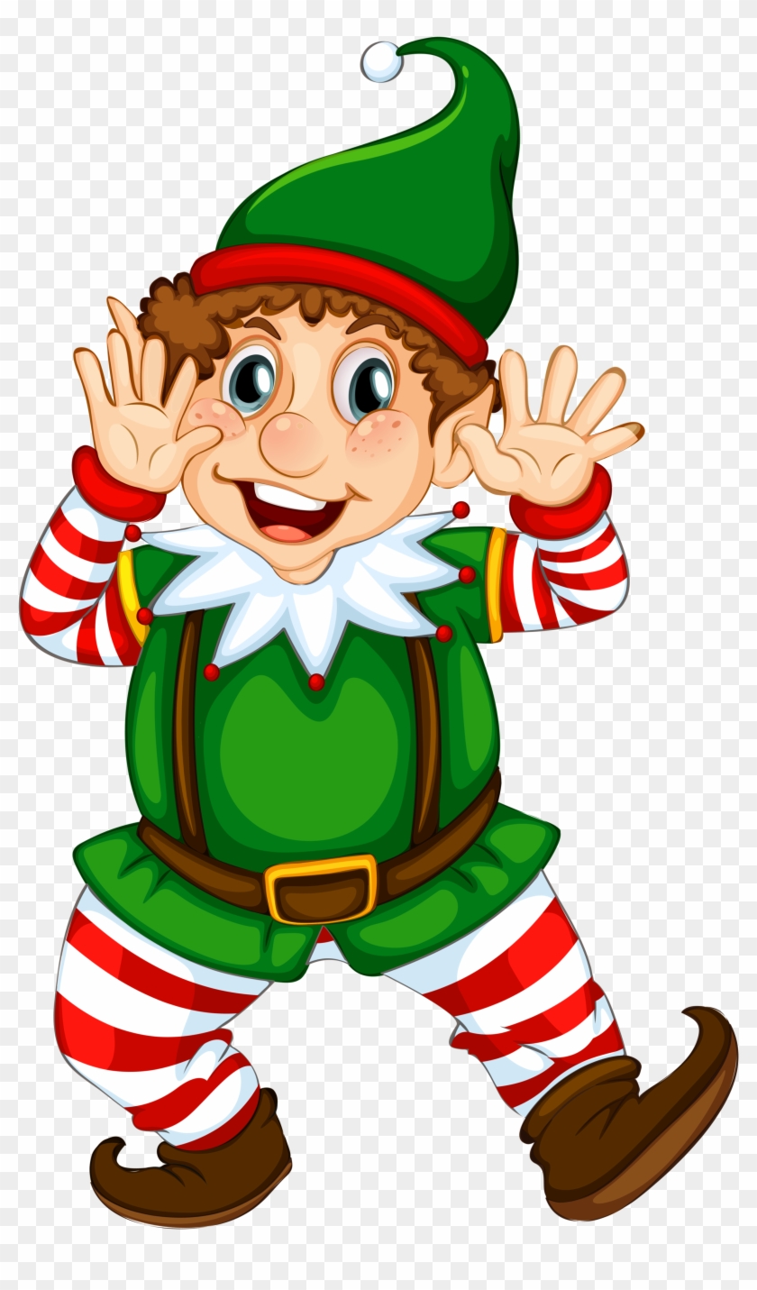 Free Christmas Clip Art Transparent Background - Lutin Du Pere Noel #11212