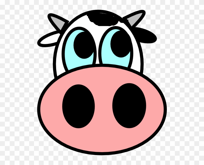 Cattle - Clipart - Easy Cow Face Drawing - Free ...