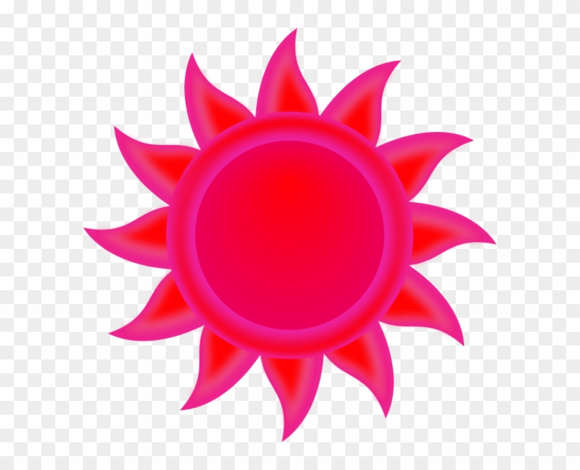 Red Sun Clip Art Clipart Free Download - Free Sun Png Transparent #11233