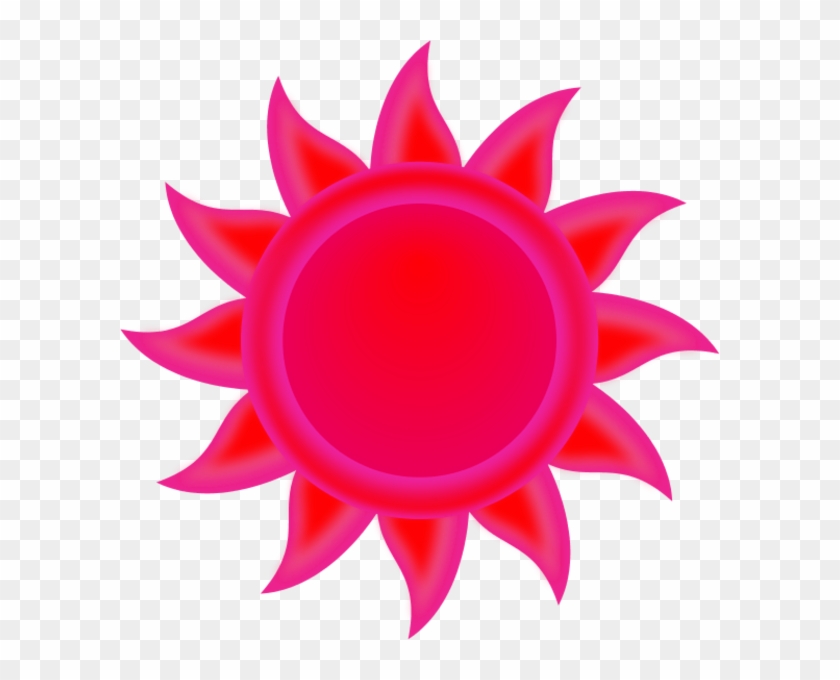 Red Sun Clip Art Clipart Free Download - Free Sun Png Transparent #11233