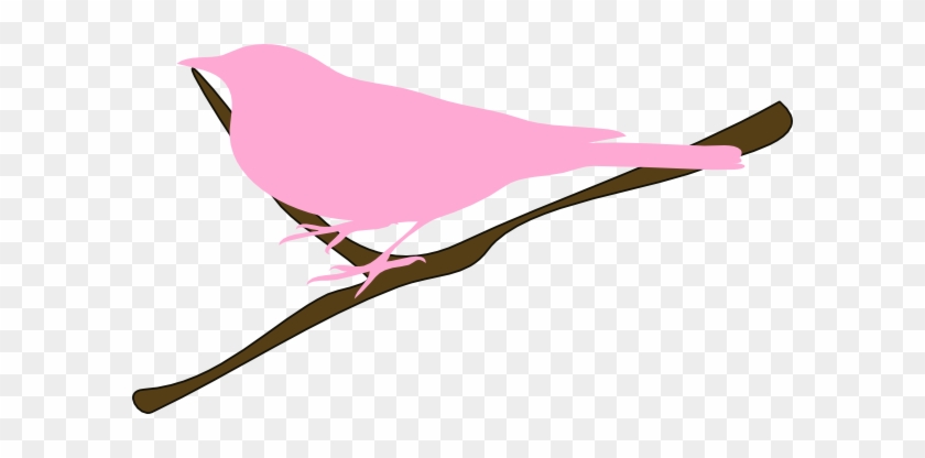 Clip Art Pink Bird #11269
