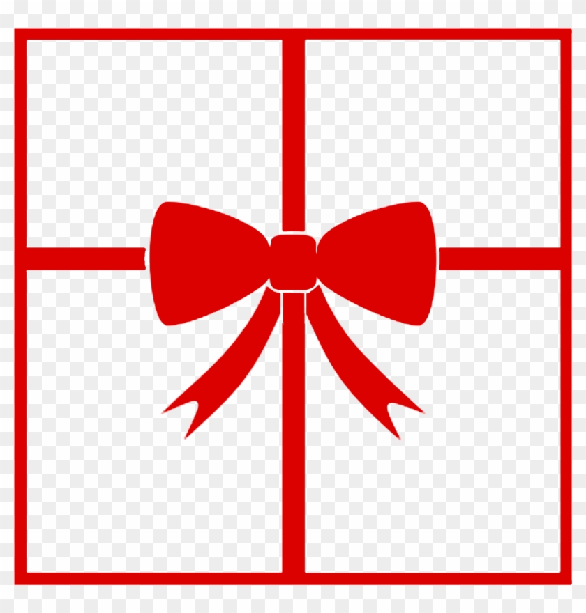 Ribbon Clipart Merry Christmas - Gift Bow Clip Art #11329