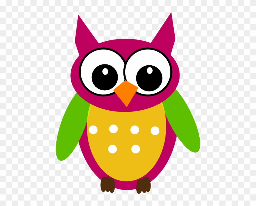 Owl Math Clip Art Free Clipart Images - Clip Art Of Colourful Owl #11418