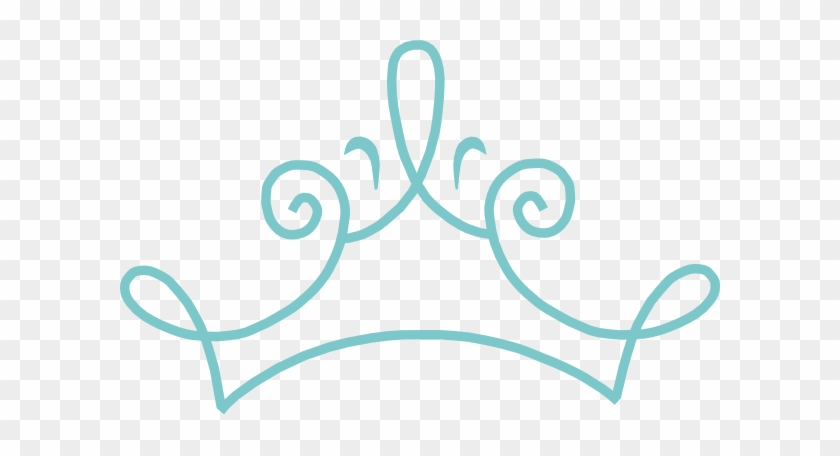 Princess Crown Blue Clip Art - Blue Princess Crown Clipart #11547