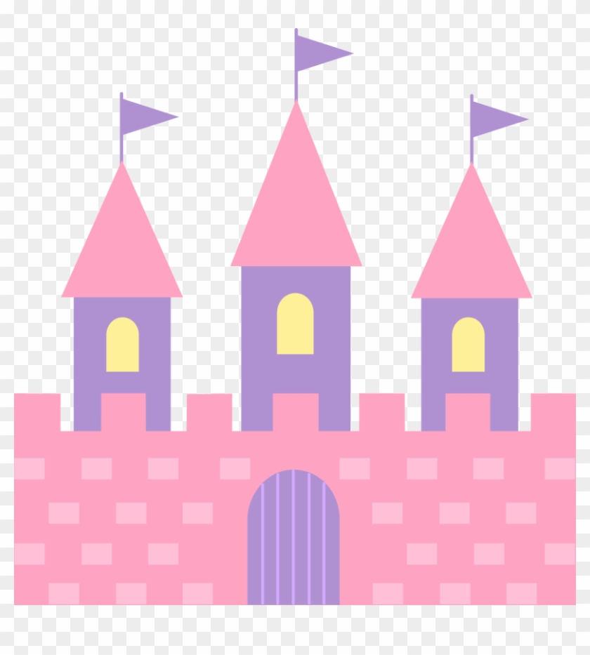 Cute Pink Princess Castle Free Clip Art - Princess Castle Clip Art #11553