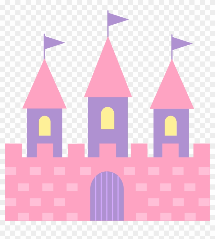 Cute Pink Princess Castle Free Clip Art - Princess Castle Clip Art #11553