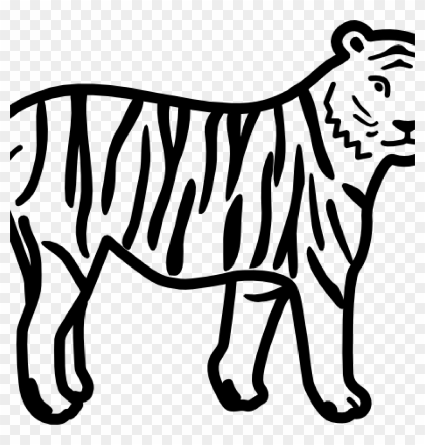 tiger clipart black