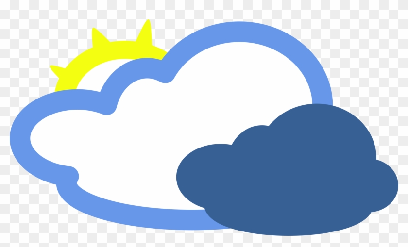 Weather - Mostly Cloudy Weather Symbol #11668