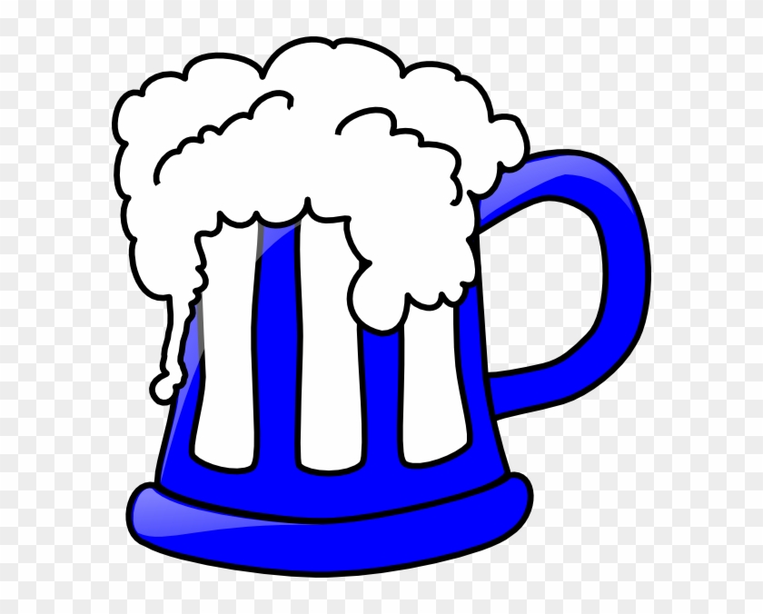 Blue Beer Mug Clip Art At Clker - Beer Clip Art #11686