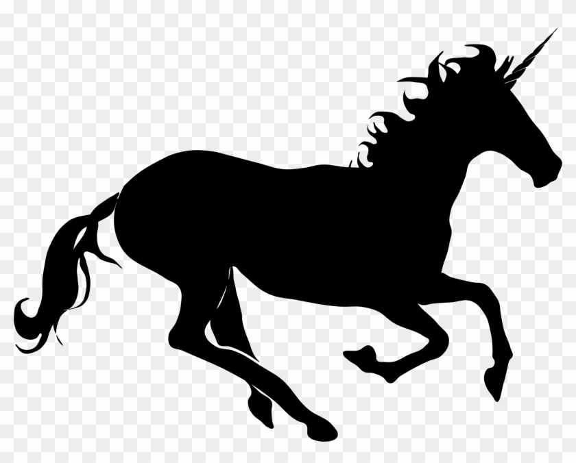 Big Image - Unicorn Silhouette Png #11728