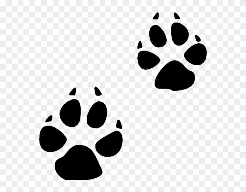 Coyote Clip Art - Animal Footprint Clip Art #11743