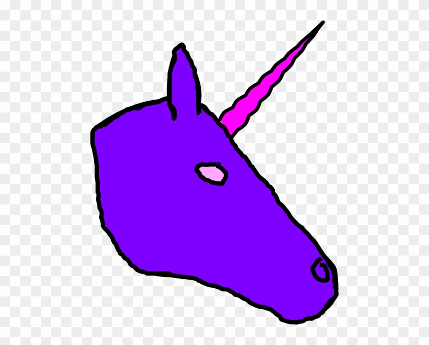 Purple Unicorn Clip Art #11756