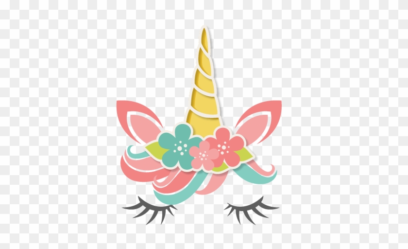 Flower Unicorn Svg Scrapbook Cut File Cute Clipart - Unicorn Png #11778