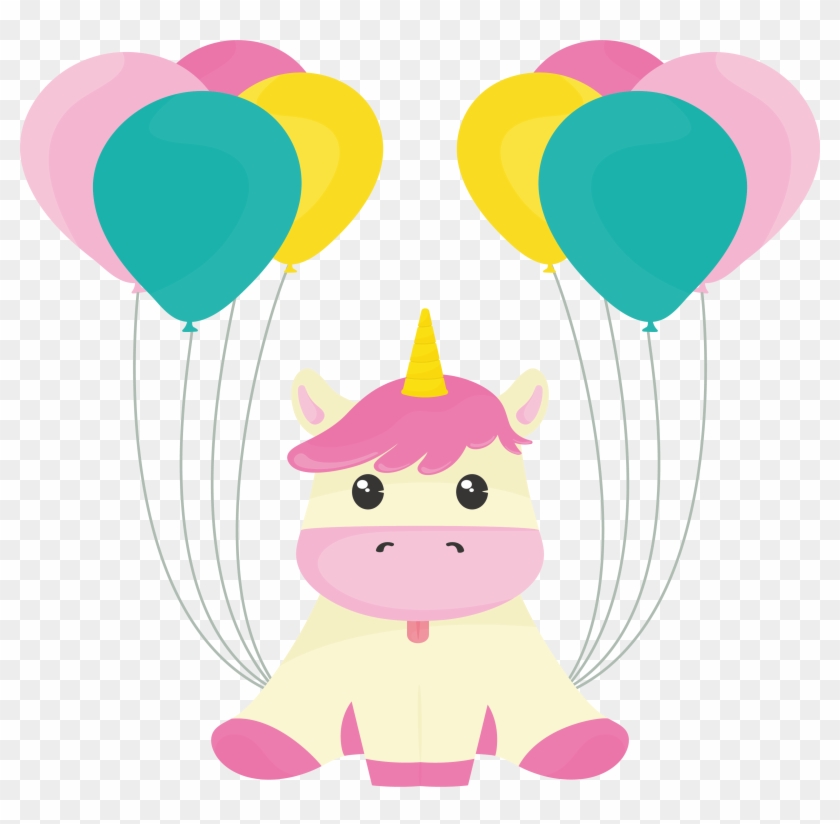 Balloon Unicorn Clip Art - Balloon Unicorn Clip Art #11820