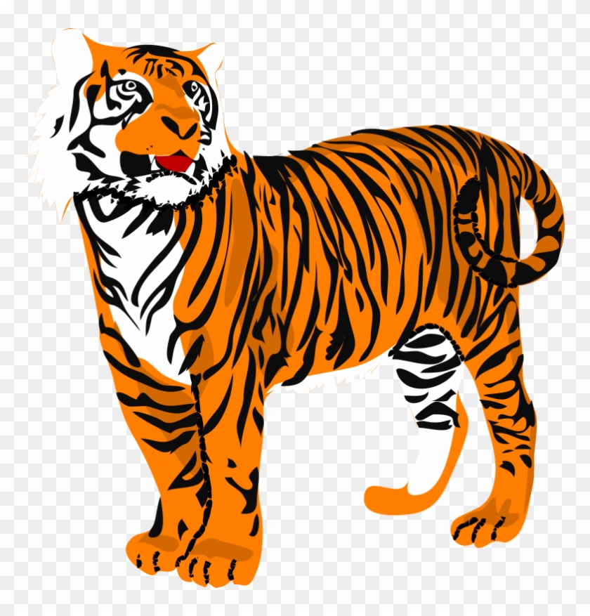 Free To Use Public Domain Tiger Clip Art - Tiger Clipart Png #11791