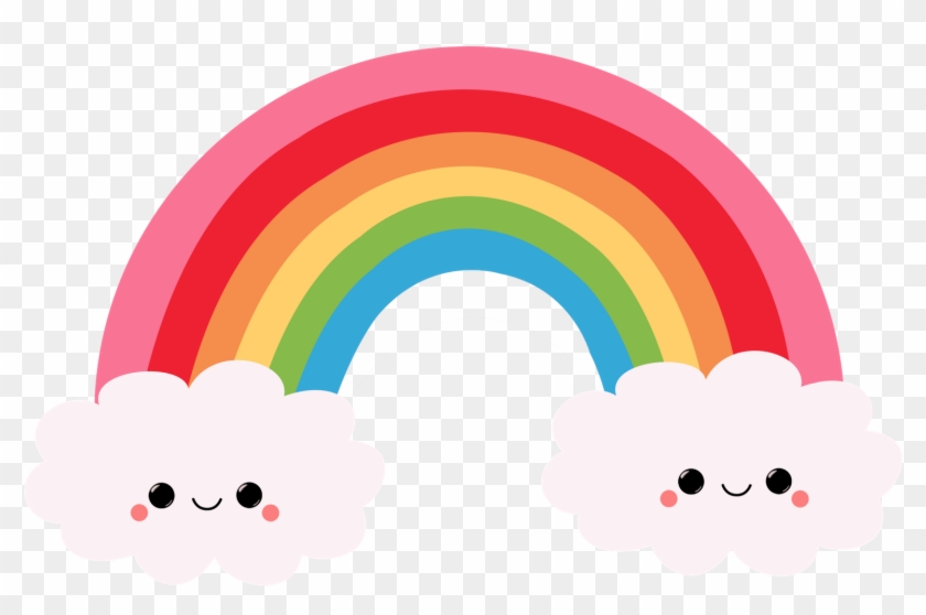 Animation Rainbow Drawing Clip Art - Kawaii Rainbow #11932