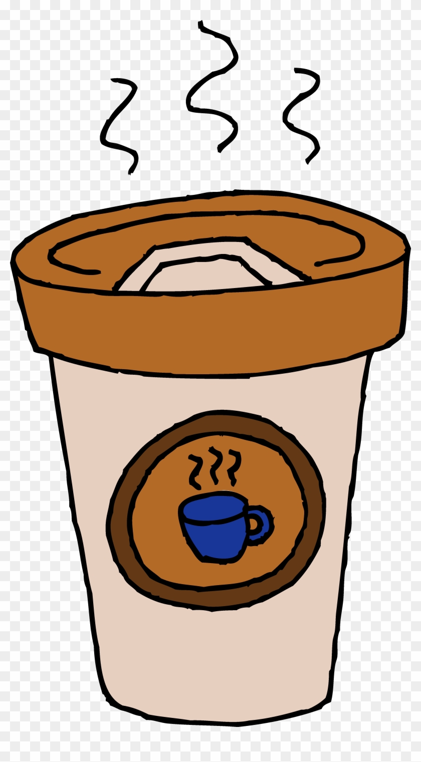 Clip Art Coffee - Paper Coffee Cups Clip Art #11972