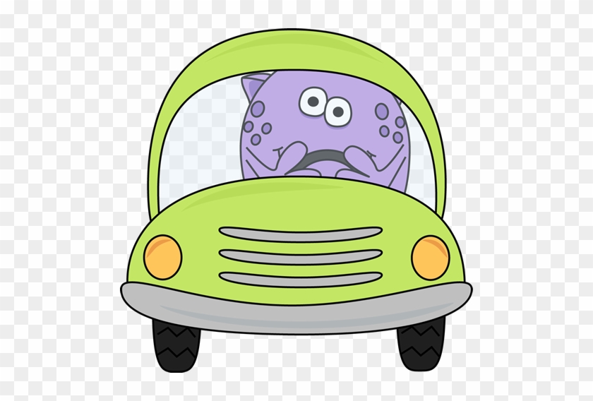Monster Driving A Car - Monster In A Car #11965