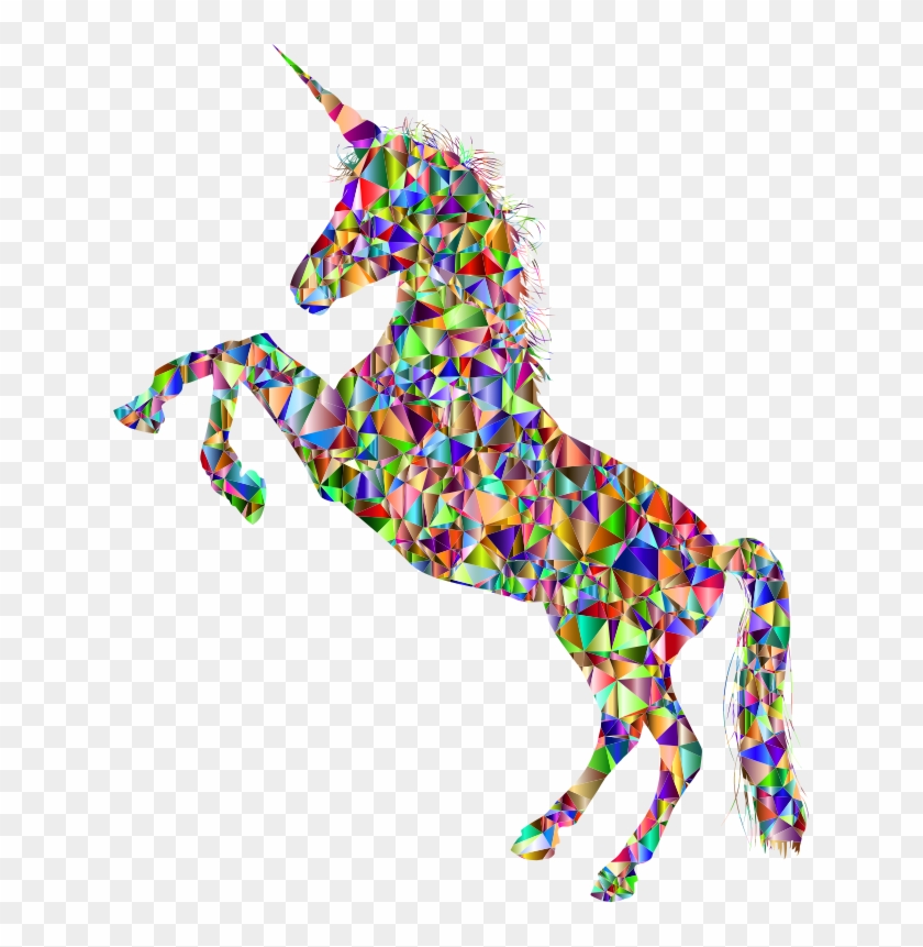 Medium Image - Rainbow Unicorn Silhouette #11977