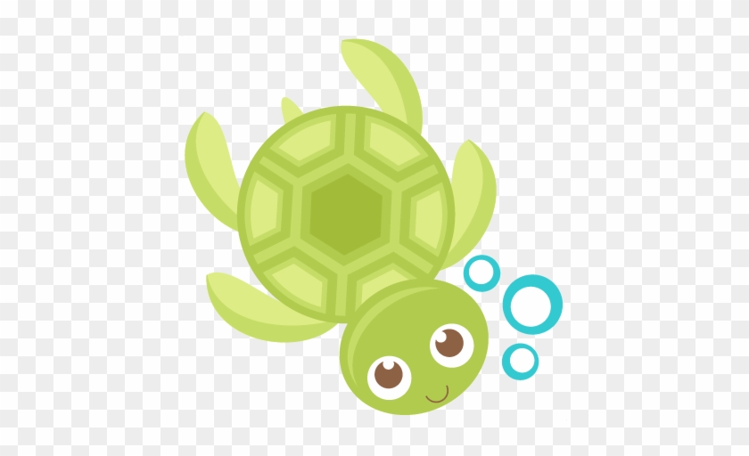 Cute Turtle Transparent Png Image - Cute Sea Turtle Clipart #12004