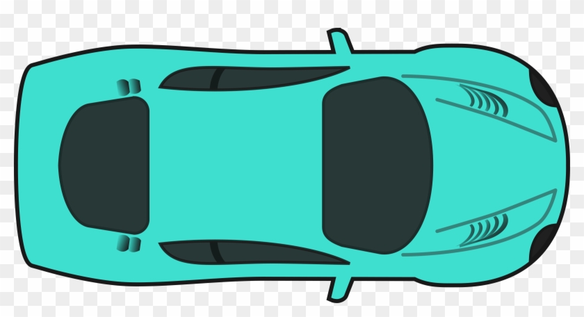 Big Image - Clipart Car Top View #12045