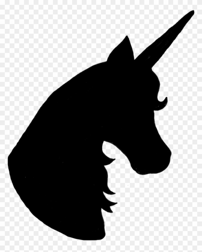 Download Unicorn Silhouette Head Wave Clipart Unicorn Head Png Free Transparent Png Clipart Images Download PSD Mockup Templates