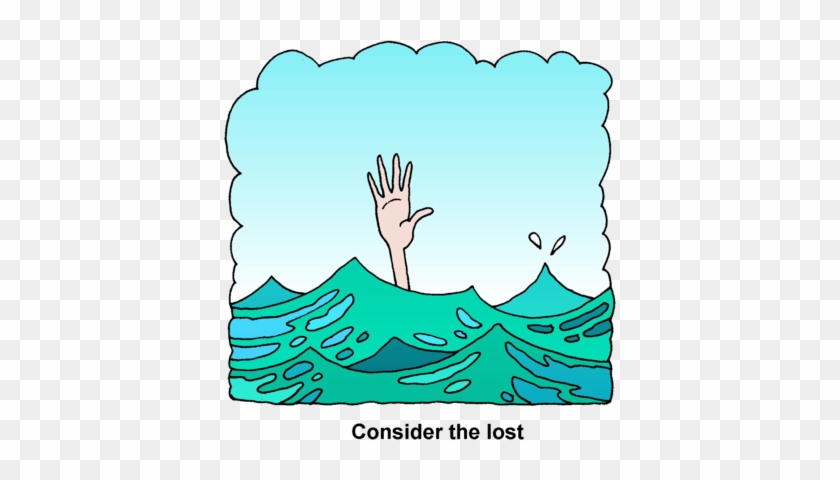 Person Drowning Clipart - Clip Art Drowning #12070