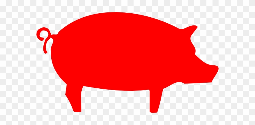 Pig Outline Clipart #12094