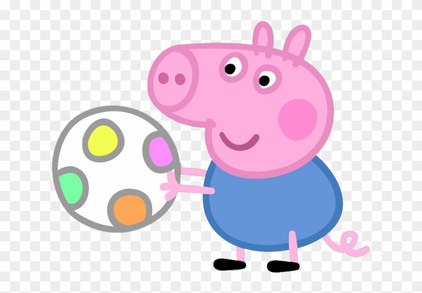 Hermanito De Peppa Pig - Peppa Pig George Clipart #12183