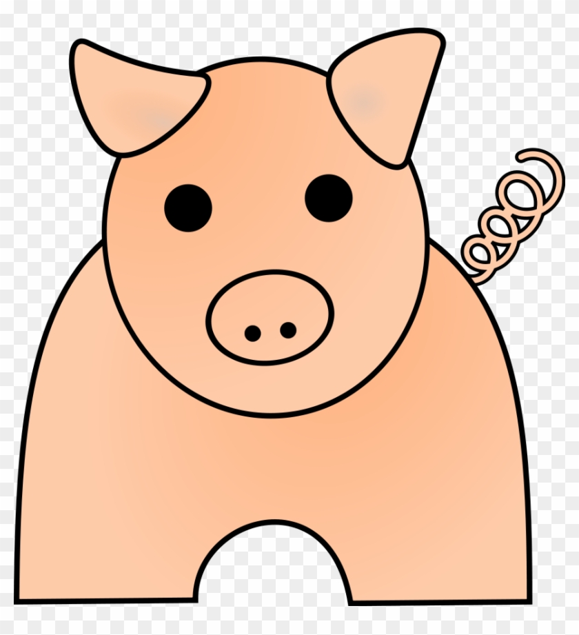 Pig Large 900pixel Clipart, Pig Design - Pig Clip Art #12271