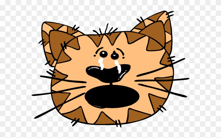 Cat Clip Art At Clker - Clip Art Sad Cat #12337