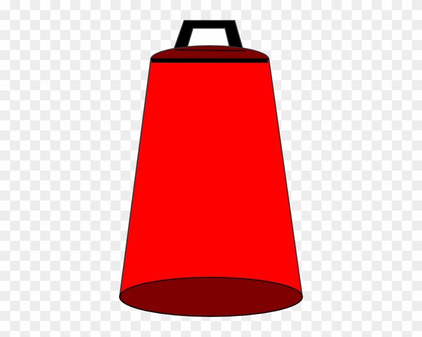 Red Cow Bell Clip Art - Cowbell Clipart #12440