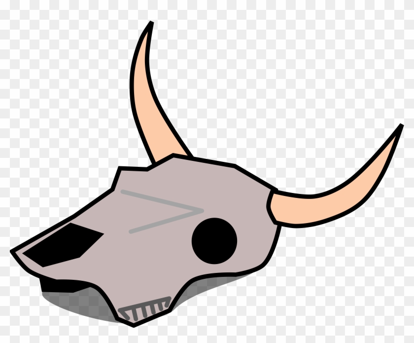 Cow Skull Clip Art - Cow Skull Clipart #12509