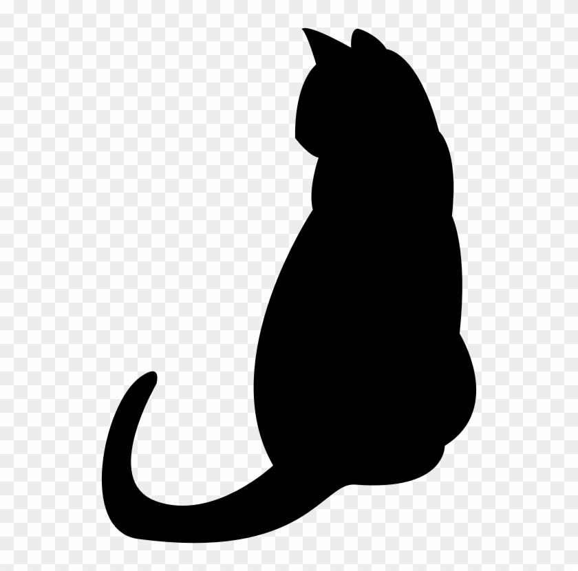 Cat Clipart Silhouette - Cat Silhouette Png #12524