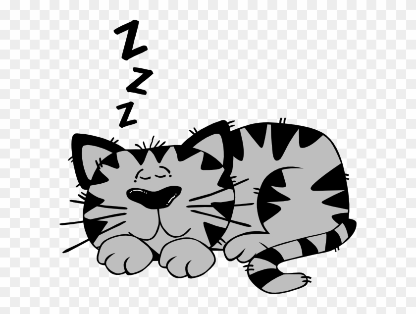 Sleeping Cat Clipart #12551