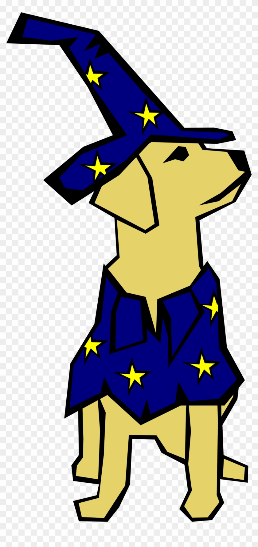 Free Vector Dog Simple Drawing Clip Art - Dog In Costume Clipart #12583